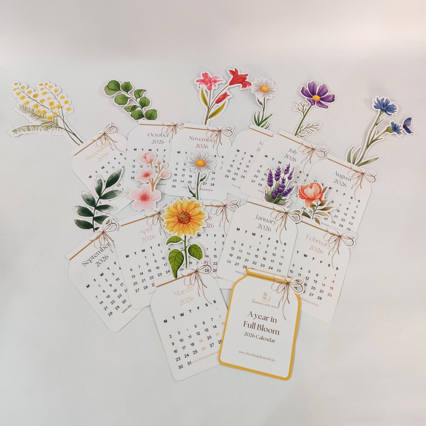 A Year that Blossoms - 2026 Calendar