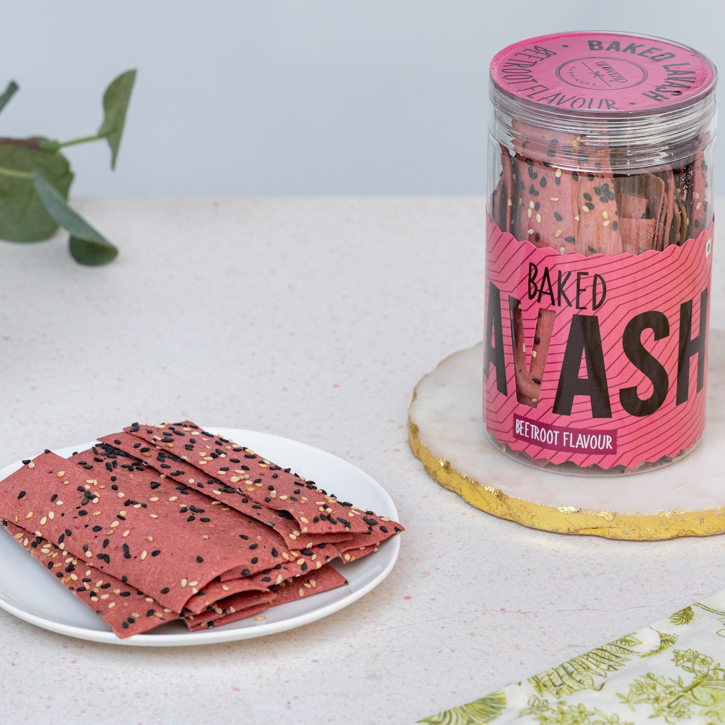 Baked Beetroot Lavash