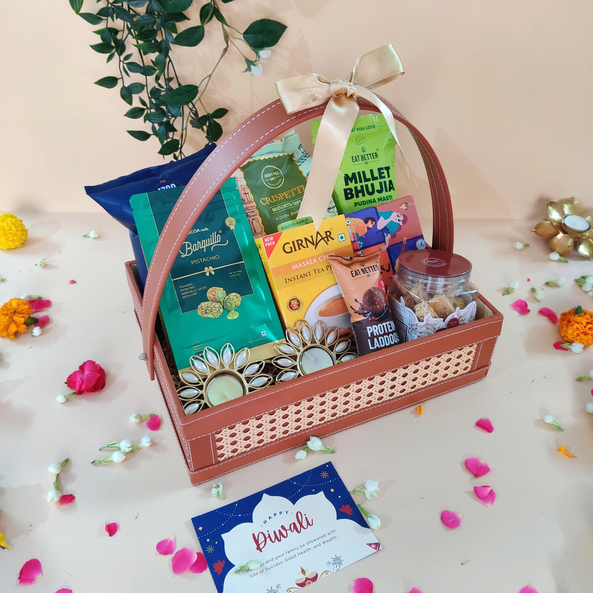 The Tan Cane Treat Basket
