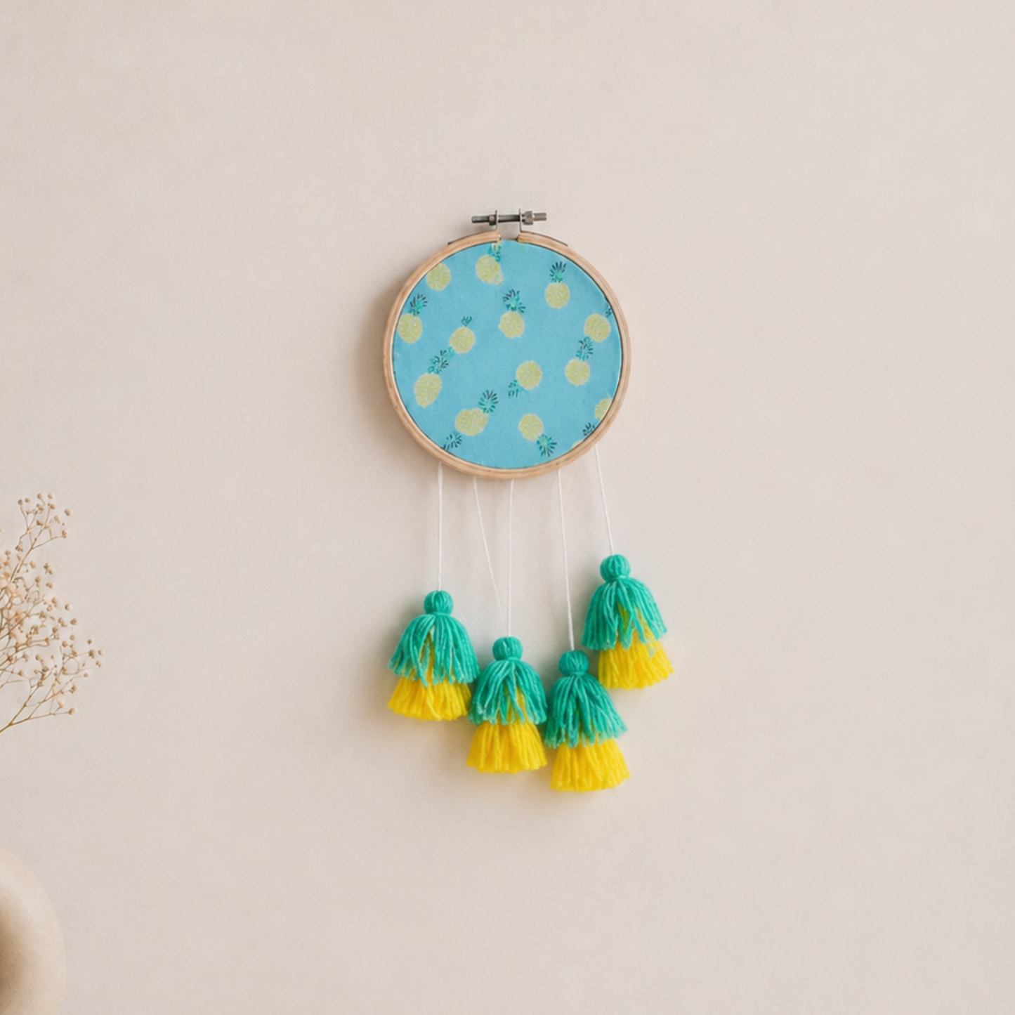 Pineapple Mini Dreamcatcher