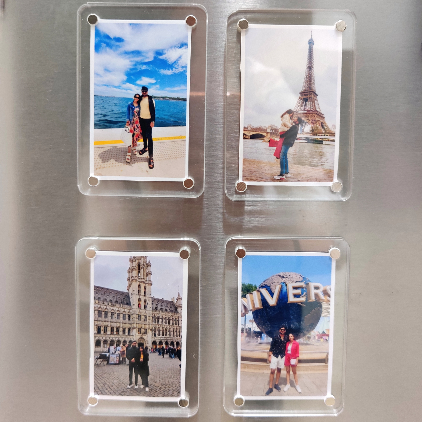 Photo Customised Acrylic Fridge Magnets (Set of 4)