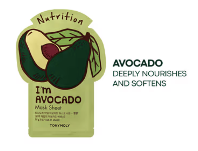 I'm Avocado Korean Face Mask Sheet