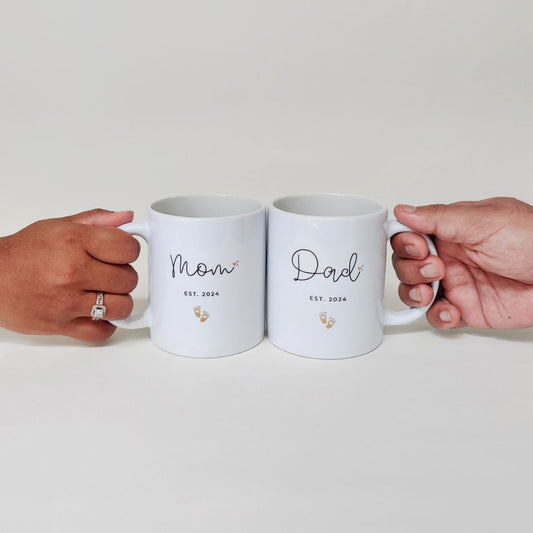 Mom and Dad Mugs Set