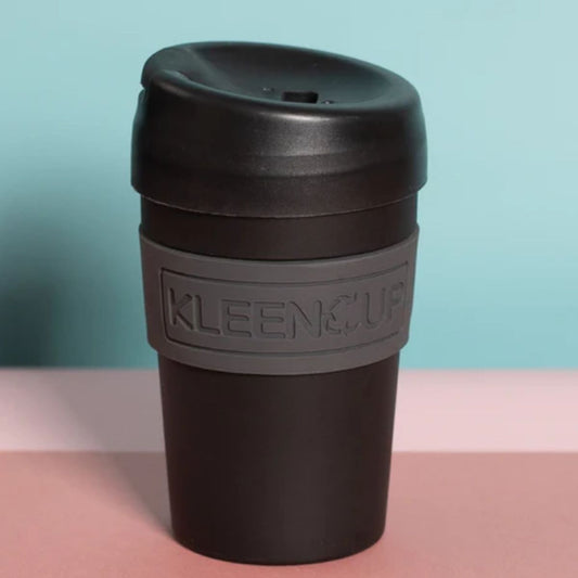 Reusable Travel Mug with Lid - Black