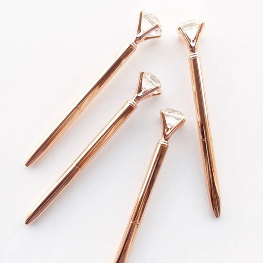 Rose Gold Crystal Pen